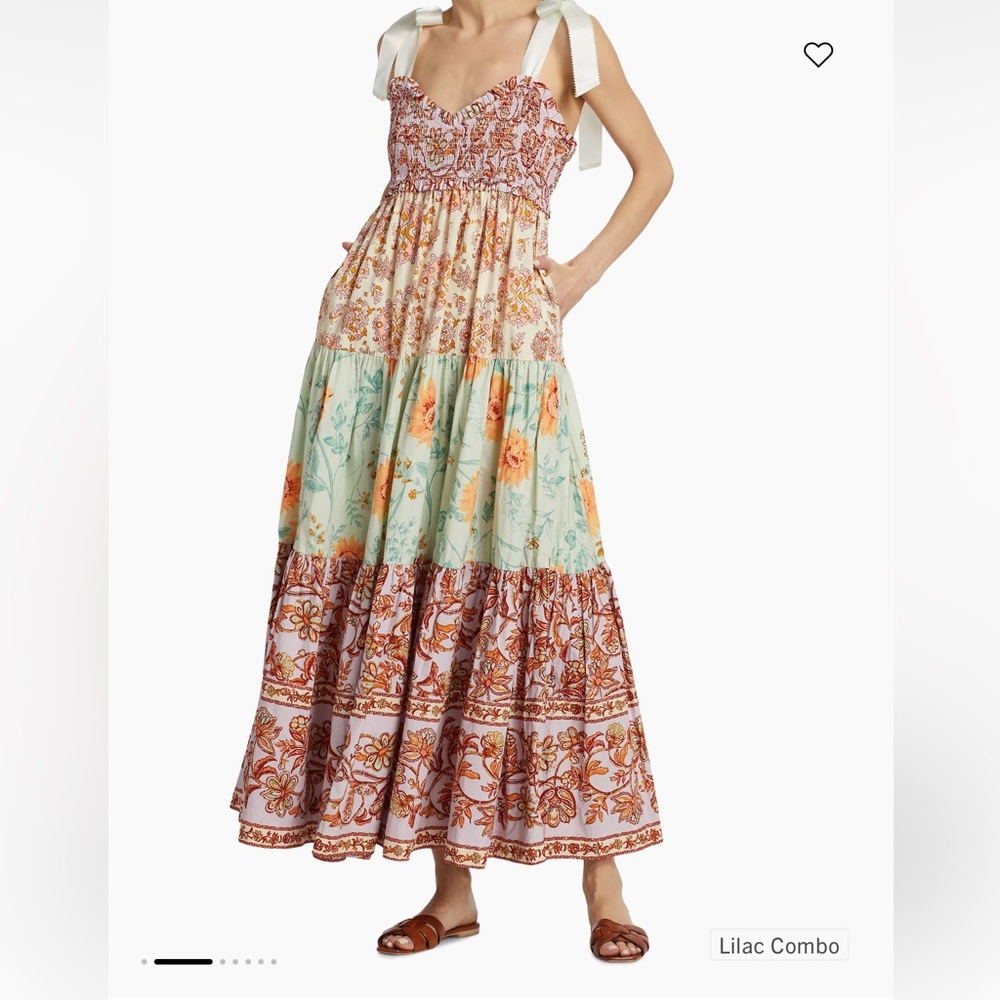Free people Bluebell Floral Cotton Maxi Dress